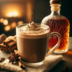 Receita de Chocolate Quente com Baunilha e Conhaque