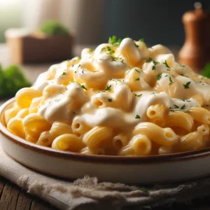 Receita de Macarrão com Requeijão Cremoso