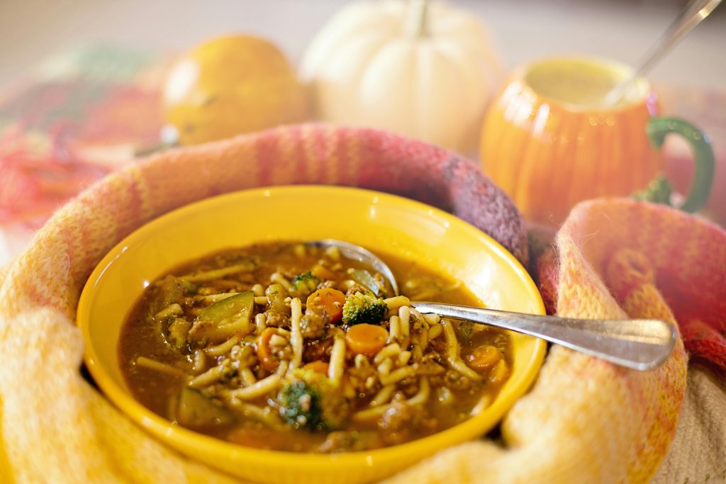 Receita de Sopa de Legumes com Macarrão