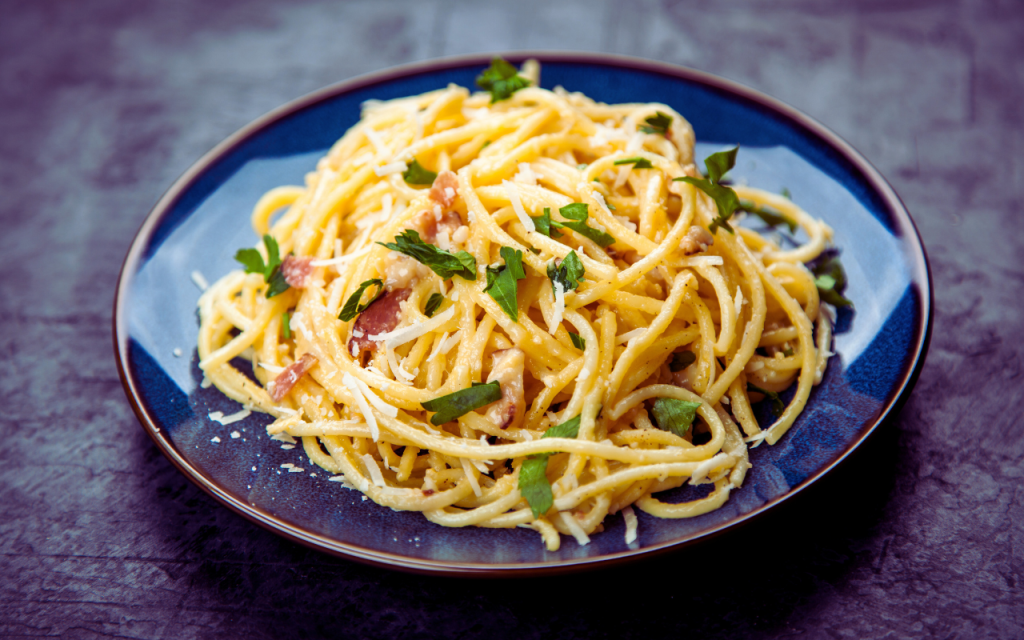 Receita de Espaguete à Carbonara